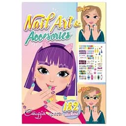 Книга з наліпками Nail Art & Accesories Апельсин РМ-76-04