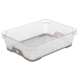 Ящик для зберігання Keeeper mini funcion А-5, 26,5х20х7 см, сіро-коричневий (368.3)