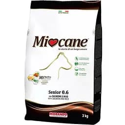 Сухой корм для пожилых собак Morando MioCane Senior, с лососем и рисом, 3 кг