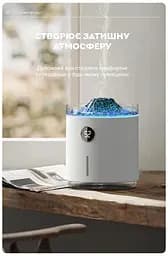 Зволожувач повітря портативний Volcano Jellyfish Ultrasonic Air Humidifier HX-127 350 мл акумулятор 1200mAh Kinscoter hoz0012521 - мініатюра 8
