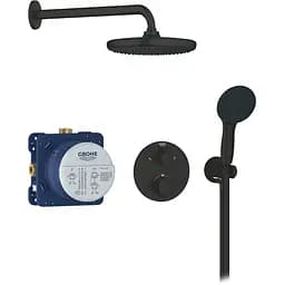 Душова система термостатична Grohe QuickFix Precision з Vitalio Start 250 348832430, Чорний матовий