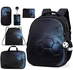 Шкільний ортопедичний рюкзак 6 в 1 для хлопчика School Standard 38х30х18 см з М'ячем в 1 клас (SET 170-79) - мініатюра 2