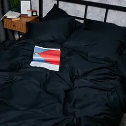 Підковдра Moon&Star Satin Premium Black Velvet Полуторна 143x210 см - мініатюра 3