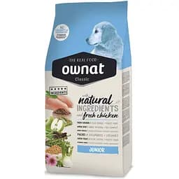 Сухий корм Ownat Classic Junior для цуценят, з куркою, 15 кг