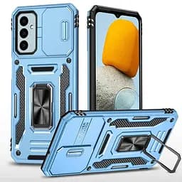 Ударостійкий чохол Camshield Army Ring для Samsung Galaxy M14 5G Блакитний / Light Blue