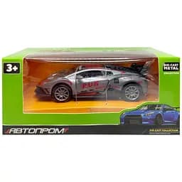 Модель автомобіля Автопром 74183 Lamborghini Huracan масштаб 1:32 сріблястий