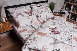Комплект постільної білизни Moon&Star Ranforce Elite Paris For You King Size 220x240 см наволочки 2х70х70 см - мініатюра 4