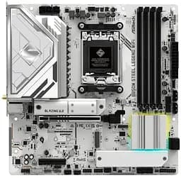 Материнська плата AsRock B850M STEEL LEGEND WIFI (B850M STEEL LEGEND WIFI) (Socket AM5, AMD B850, Micro-ATX)