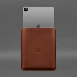 Шкіряний чохол-футляр для iPad Pro 12,9 Світло-коричневий - мініатюра 6