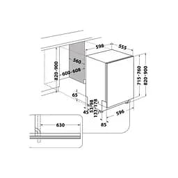Посудомийна машина Hotpoint-Ariston HM7 42 L - мініатюра 9