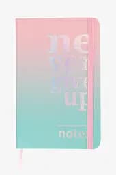 Блокнот на гумці BuroMAX Gradient 761353ML 80 аркушів Бірюзовий