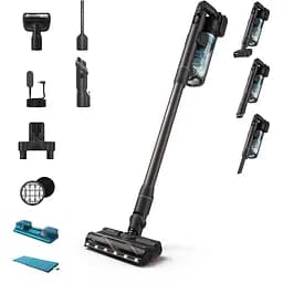 Пылесос Philips Aqua Series 7000 беспроводной черно-голубой (XC7163/01)