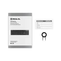 Клавіатура REAL-EL M 13 USB Grey (EL123100045) - мініатюра 9