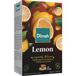 Чай черный Dilmah Lemon 30 г (20 шт. х 1.5 г) (718982)
