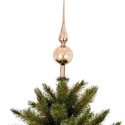 Ялинкова верхівка Mica Decorations скляна 31 см золотиста дзеркальна (1179380) - мініатюра 2