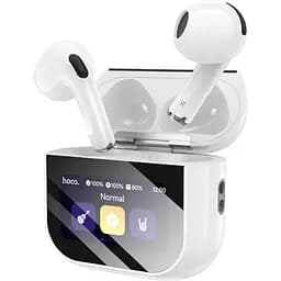 Наушники беспроводные Hoco EW82 Sparkle true wireless touch screen BT headset белые