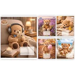 Упаковка зошитів 1В Bear stories А5/24 лін. 20 шт. (768975)