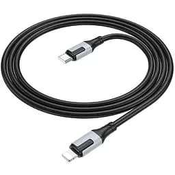 Дата кабель Borofone BX101 Creator 27W Type-C to Lightning (1m) Black - мініатюра 4
