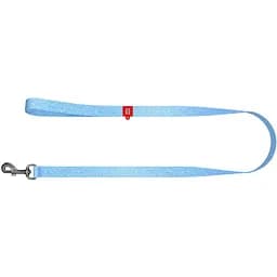Повідець для собак Waudog Re-cotton, світловідбивний, S, 300х1,5 см, блакитний - мініатюра 2