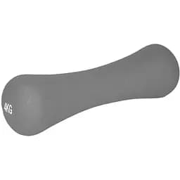 Гантель неопренова PowerPlay 4126 Spartacus 4 кг сіра (15280)