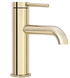 Смеситель для умывальника Rea Spot низкий gold REA-B2014 Золотой