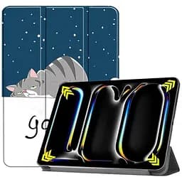 Чохол-книжка BeCover Smart Case для Apple iPad Pro 11" M4 2024 Good Night (711636)