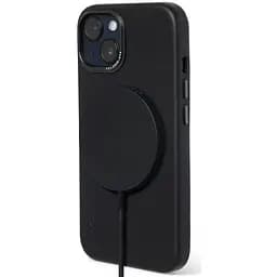 Оригінальний шкіряний чохол Decoded Leather Case MagSafe для Apple iPhone 13 (6.1") Black