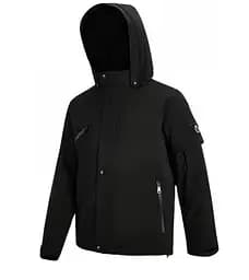 Куртка Windproof Anti-Drilling Hooded Down Jacket 3XL черная