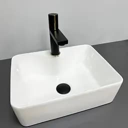 Умивальник VBI Forli S white накладний VBI-011101, Білий - мініатюра 3