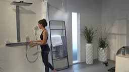 Душова система Hansgrohe Rainmaker Select Showerpipe 460 2jet з термостатом хром/білий 27109400, Хром - мініатюра 3