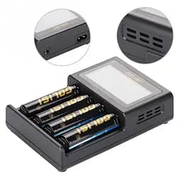 Зарядний пристрій Golisi S4 Smart Battery Charger Black (az015) - мініатюра 6