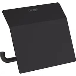 Держатель туалетной бумаги Hansgrohe AddStoris закрытый Matt Black 41753670 Черный матовый