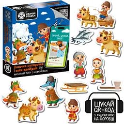 Магнітний театр Vladi Toys Казкові голоси Лисичка-сестричка і вовк-панібрат з аудіоказкою (VT3206-36) - мініатюра 2