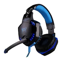 Геймерські навушники Kotion Each G2000 Pro Gaming з підсвіткою чорно-сині - мініатюра 2