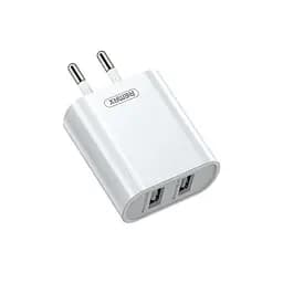 Мережевий зарядний пристрій Remax Simple Series 2xUSB 2.1A White (RP-U35)