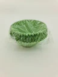 Форма для випікання кексів кругла зелена 100 шт.