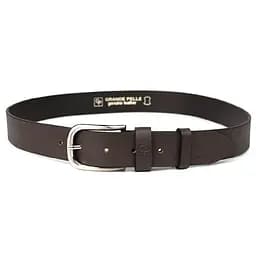 Ремінь шкіряний Grande Pelle коричневий  120х4х0.5 см acs0032050 - мініатюра 2
