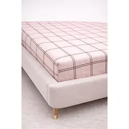 Простынь на резинке Ecotton фланель Pink 90х200 см (25572)