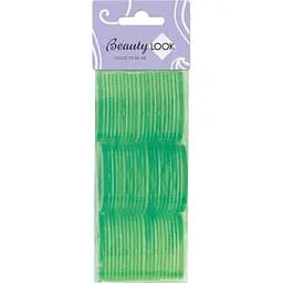 Бігуді для волосся Beauty Line з липучками зелений 4 шт. (412234)
