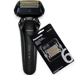 Електробритва Panasonic ES-LS6A-K820-AS в комплекті з додатковою змінною сіткою для електробритв Panasonic WES9600Y1361