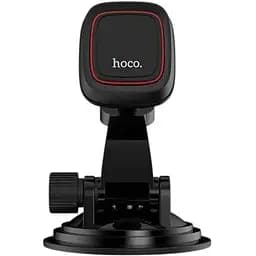 Автомобільний магнітний тримач Hoco CA-28 на присоску для телефону Black - мініатюра 2