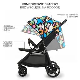 Прогулянкова коляска Kinderkraft Grande Plus, Black (4442) - мініатюра 5