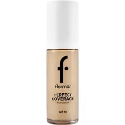Тональная основа Flormar Perfect Coverage Foundation SPF 15 тон 102 (Soft Beige) 30 мл