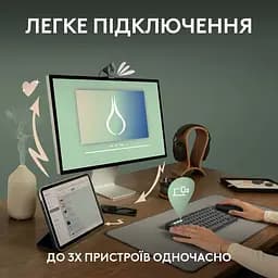 Клавіатура Logitech K380s Pebble Keys (L920-011852) - мініатюра 6