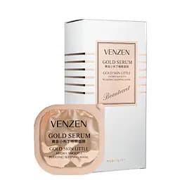 Ночная маска для лица с коллоидным золотом Venzen Gold Serum Gold Skin Little