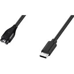 Зарядний пристрій DK CDK для Garmin Forerunner 45S кабель (1m) Type-C (021082) (black) - мініатюра 2