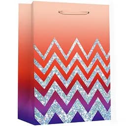 Пакет подарочный Malevaro Jumbo Wave дизайн 4 бумажный 33x12.7x47.7 см (760233ML-4)