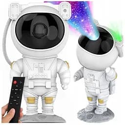 Нічник лазерний проектор Quinn галактики Астронавт на місяці оптом