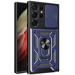 Чохол Ummi Camshield Serge Ring для Samsung Galaxy S25 Ultra Синій / Navy