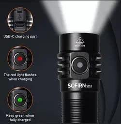 Портативний світлодіодний ліхтарик Sofirn SC18 1800lm - мініатюра 5